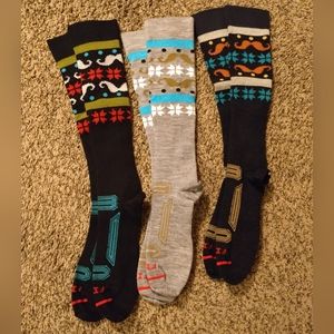 FITS merino wool light ski socks XL